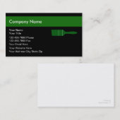 Cartes de visite pour peintre simple (Devant / Derrière)