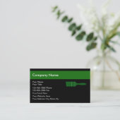 Cartes de visite pour peintre simple (Debout devant)