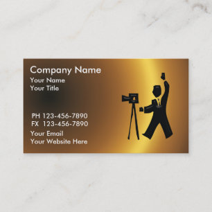 Cartes de visite pour photographe