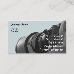 Cartes de visite pour photographes