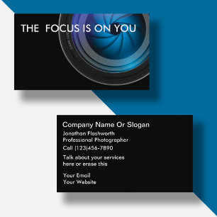 Cartes de visite pour photographes