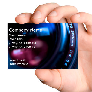 Cartes de visite pour photographes