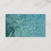 Cartes de visite pour piscine (Dos)