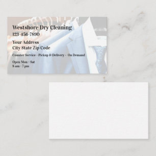 Cartes de visite pour pressing