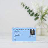 Cartes de visite pour pressing (Debout devant)