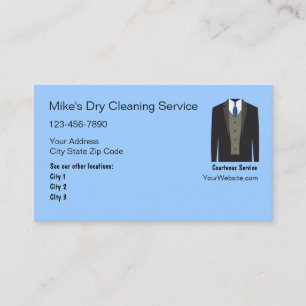 Cartes de visite pour pressing