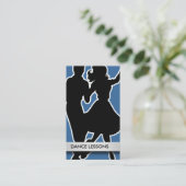 Cartes de visite pour professeur de danse (Debout devant)
