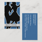 Cartes de visite pour professeur de danse (Devant / Derrière)