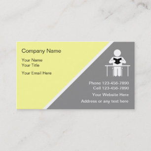 Cartes de visite pour professeur particulier