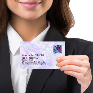 Cartes de visite pour psychothérapie santé mentale