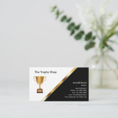 Cartes de visite pour récompenses de trophée (Debout devant)