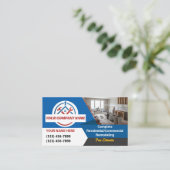 Cartes de visite pour rénovation de maison (Debout devant)
