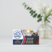 Cartes de visite pour rénovation de maison (Debout devant)