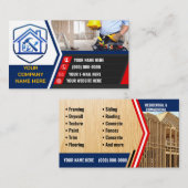 Cartes de visite pour rénovation de maison (Devant / Derrière)