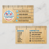 Cartes de visite pour rénovation de maison (Devant / Derrière)