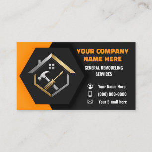Cartes de visite pour rénovation de maison