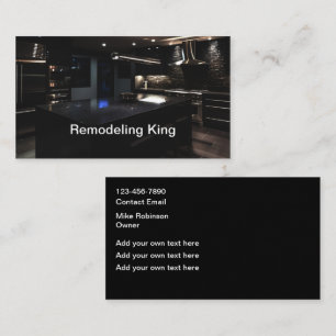Cartes de visite pour rénovation et construction d