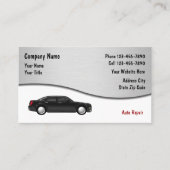 Cartes de visite pour réparation automobile (Devant)