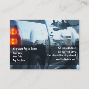 Cartes de visite pour réparation automobile