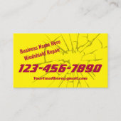 Cartes de visite pour réparation et remplacement d (Devant)