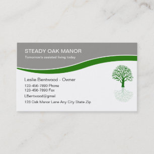 Cartes de visite pour résidence avec services