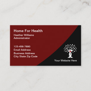 Cartes de visite pour résidence senior avec soins