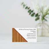 Cartes de visite pour revêtements de sol (Debout devant)