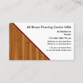 Cartes de visite pour revêtements de sol (Devant)