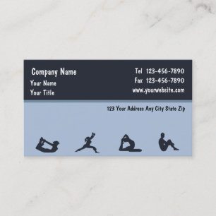 Cartes de visite pour salle de sport