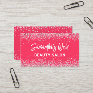 Cartes de visite Pour Salon De Beauté Parties scin