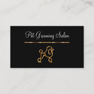Cartes de visite pour salon de toilettage pour ani