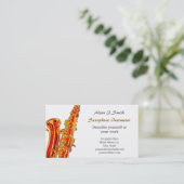 Cartes de visite pour saxophonistes (Debout devant)