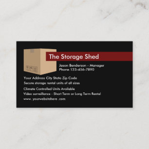 Cartes de visite pour self-stockage