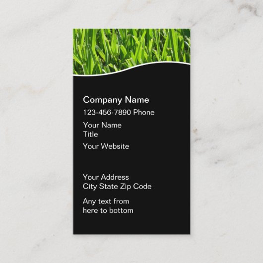 Cartes de visite pour service de jardin Service Ve (Devant)
