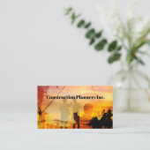 Cartes de visite pour service de planification de  (Debout devant)