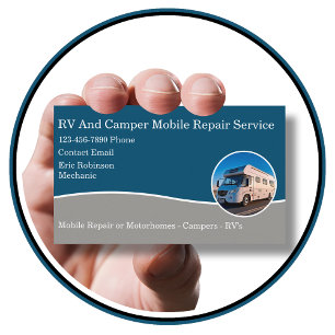 Cartes de visite pour service de réparation de cam