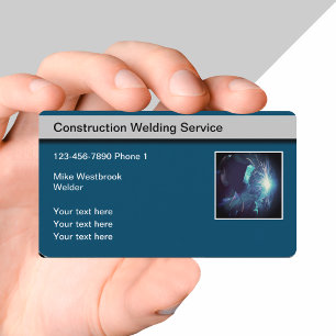 Cartes de visite pour service de soudage de nouvel
