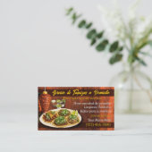 Cartes de visite pour service de tacos (Debout devant)
