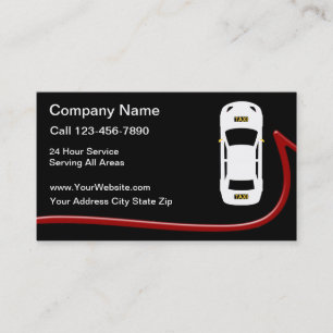 Cartes de visite pour service de taxi Cool