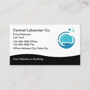 Cartes de visite pour service de tests de laborato