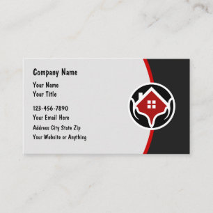 Cartes de visite pour services à domicile modernes