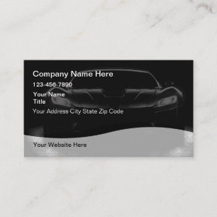 Cartes de visite pour services automobiles Cool
