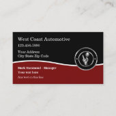 Cartes de visite pour services automobiles de clas (Devant)