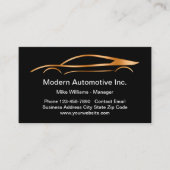 Cartes de visite pour services automobiles de luxe (Devant)