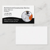 Cartes de visite pour services de construction d'a (Devant / Derrière)