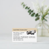 Cartes de visite pour services de construction en (Debout devant)