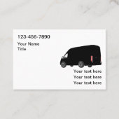 Cartes de visite pour services de livraison ou à d (Dos)