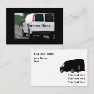 Cartes de visite pour services de livraison ou à d