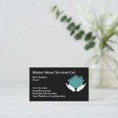 Cartes de visite pour services de maison modernes (Debout devant)