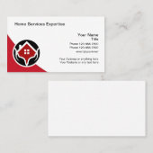Cartes de visite pour services de maison modernes (Devant / Derrière)